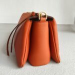 MCM 2way Bag Brick Brown Calf Leather with Gold Hardware #GULUR-1 - Image 8