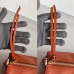 MCM 2way Bag Brick Brown Calf Leather with Gold Hardware #GULUR-1 - Image 19