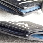 MCM Bi-Fold Long Wallet Black Leather with Silver Hardware #GULCE-4 - Image 10