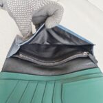 MCM Bi-Fold Long Wallet Black Leather with Silver Hardware #GULCE-4 - Image 25