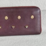 Mulberry Zippy Wallet Maroon Smooth Calf Leather with Gold Hardware #GULCE-5 - Image 4