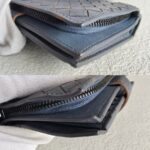 Bottega Veneta Wallet Grey Nappa Leather with Brunito Finish Hardware #RUYR-5 - Image 12