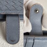 Bottega Veneta Wallet Grey Nappa Leather with Brunito Finish Hardware #RUYR-5 - Image 14