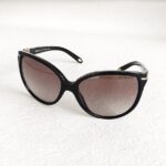 Tiffany&co Sunglasses Black Acetate with Silver Hardware #RUCK-2 - Image 3