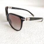Tiffany&co Sunglasses Black Acetate with Silver Hardware #RUCK-2
