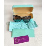 Tiffany&co Sunglasses Black Acetate with Silver Hardware #RUCK-2 - Image 2