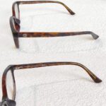 Gucci Glasses Black/Brown Acetate Frame with Silver Hardware #RUKS-1 - Image 5