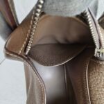 Hermes Lindy 30 Etoupe Clemence Leather with Palladium-plated Hardware #RUKE-2 - Image 31