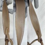 Hermes Lindy 30 Etoupe Clemence Leather with Palladium-plated Hardware #RUKE-2 - Image 25