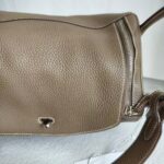 Hermes Lindy 30 Etoupe Clemence Leather with Palladium-plated Hardware #RUKE-2 - Image 11