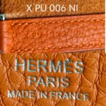 Hermes Picotin 22 Lock Orange Clemence Leather with Palladium Harware #RUUS-4 - Image 14