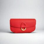 Hermes Pochette Cherche Rouge Tomato Epsom Leather with Gold Hardware #RUUS-12
