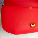 Hermes Pochette Cherche Rouge Tomato Epsom Leather with Gold Hardware #RUUS-12 - Image 13