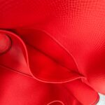 Hermes Pochette Cherche Rouge Tomato Epsom Leather with Gold Hardware #RUUS-12 - Image 16