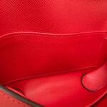 Hermes Pochette Cherche Rouge Tomato Epsom Leather with Gold Hardware #RUUS-12 - Image 19