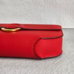 Hermes Pochette Cherche Rouge Tomato Epsom Leather with Gold Hardware #RUUS-12 - Image 9