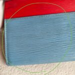 LV Tribal Mask Sarah Wallet Blue /Red Epi Leather with Silver Hardware #RUYE-2 - Image 7