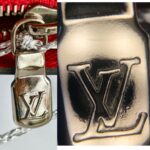 LV Tribal Mask Sarah Wallet Blue /Red Epi Leather with Silver Hardware #RUYE-2 - Image 14