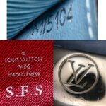 LV Tribal Mask Sarah Wallet Blue /Red Epi Leather with Silver Hardware #RUYE-2 - Image 21