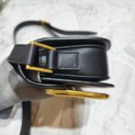 Valentino Garavani Small Supervee Black Smooth Calf leather with Gold Hardware #RUYL-1 - Image 6