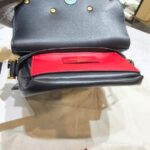 Valentino Garavani Small Supervee Black Smooth Calf leather with Gold Hardware #RUYL-1 - Image 19