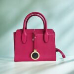 Bvlgari Alba Tourmaline Pink Calf Leather with Gold Hardware #GULYE-1
