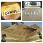 Chanel 2.55 Large Double Flap Gold Aged Calfskin with Ruthenium Hardware #TRLT-1 - Image 28