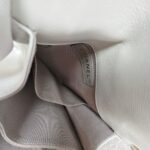 Chanel Boy Buckle Crossbody/Shoulder Bag Pearl White Calf Leather with Silver Hardware #RURL-2 - Image 22