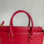 Gucci 2way Bag Red Guccissima Leather with Gold Hardware #RUOY-1 - Image 17