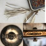 Loewe Anagram Wooden Beads/Denim/Leather Small Crossbody Bag #RYTC-4 - Image 17