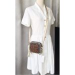 Loewe Anagram Wooden Beads/Denim/Leather Small Crossbody Bag #RYTC-4 - Image 23