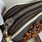 Loewe Anagram Wooden Beads/Denim/Leather Small Crossbody Bag #RYTC-4 - Image 8