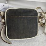 Loewe Anagram Wooden Beads/Denim/Leather Small Crossbody Bag #RYTC-4 - Image 3