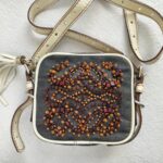 Loewe Anagram Wooden Beads/Denim/Leather Small Crossbody Bag #RYTC-4 - Image 2