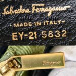 Salvatore Ferragamo Bag Black Calfskin with Gold Hardware #RUTC-2 - Image 21