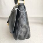 Salvatore Ferragamo Bag Black Calfskin with Gold Hardware #RUTC-2 - Image 8
