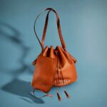 Tod's Bucket Brick Brown Calf Leather with Gold Hardware #RUYR-9