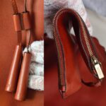 Tod's Bucket Brick Brown Calf Leather with Gold Hardware #RUYR-9 - Image 24