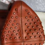 Tod's Bucket Brick Brown Calf Leather with Gold Hardware #RUYR-9 - Image 12