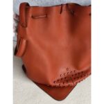 Tod's Bucket Brick Brown Calf Leather with Gold Hardware #RUYR-9 - Image 6