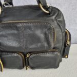 Tods T-Bag Black Calf Leather with Gold Hardware #RLEE-2 - Image 4