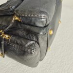 Tods T-Bag Black Calf Leather with Gold Hardware #RLEE-2 - Image 16