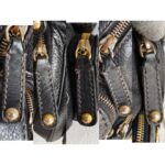 Tods T-Bag Black Calf Leather with Gold Hardware #RLEE-2 - Image 19