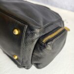 Tods T-Bag Black Calf Leather with Gold Hardware #RLEE-2 - Image 17