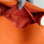 Chanel Boy 24cm Orange Lambskin with Gold Hardware #RUSE-1 - Image 27