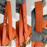 Chanel Boy 24cm Orange Lambskin with Gold Hardware #RUSE-1 - Image 19