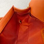 Chanel Boy 24cm Orange Lambskin with Gold Hardware #RUSE-1 - Image 25