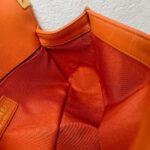 Chanel Boy 24cm Orange Lambskin with Gold Hardware #RUSE-1 - Image 26