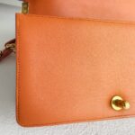 Chanel Boy 24cm Orange Lambskin with Gold Hardware #RUSE-1 - Image 23