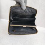 Chanel Wallet Black Grained Calfskin with Gold Hardware #RURS-8 - Image 18